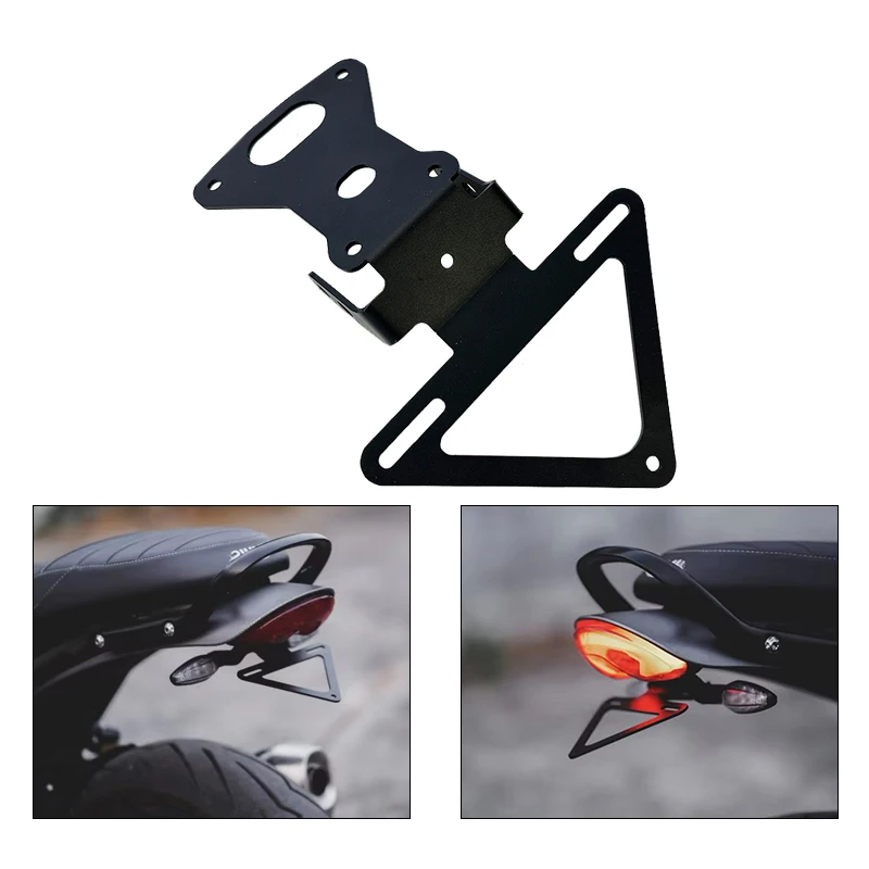 

For Triumph Speed400 / Scrambler 400x 2024 Motorcycle Rear License Plate Holder Tail Tidy Fender Eliminator