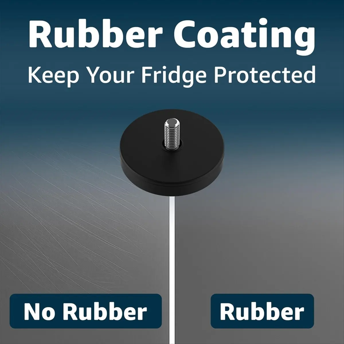 A008 Magnetic Fridge Mount for Skylight 15 Inch Calendar Rubber Coated to Prevent Scratches Easy to Assemble