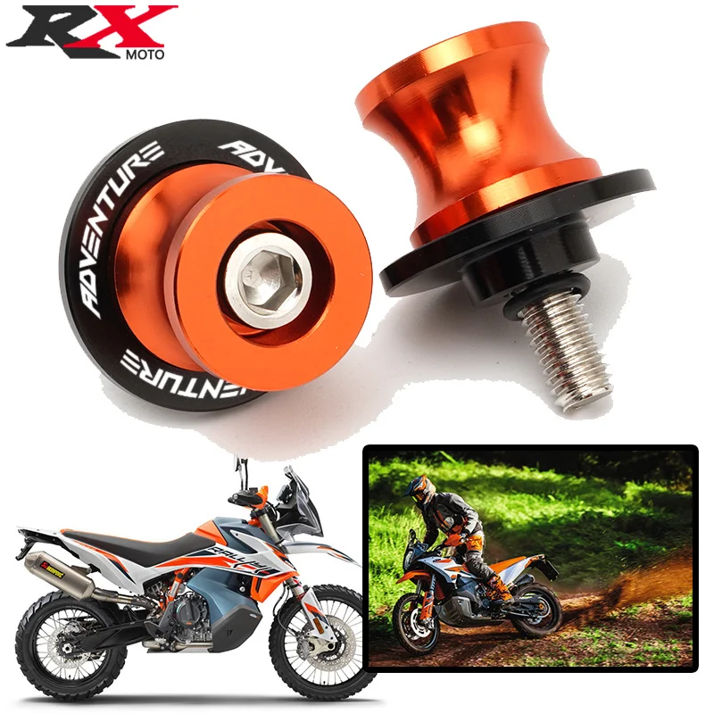 ขาตั้งสไลเดอร์หลอดสวิงอาร์มสำหรับ KTM 390 790 890 1050ผจญภัย1090 1290 SAS 2022 Super ADVENTURE 990 supermoto