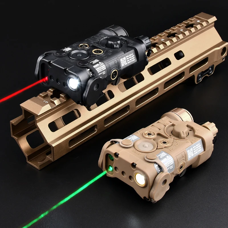 WADSN Tactic NGAL Red Green Blue IR Laser Nylon Flashlight LED Strobe Airsoft Scout Weapon Light 20mm Rail Laser Hunting Sight ﻿