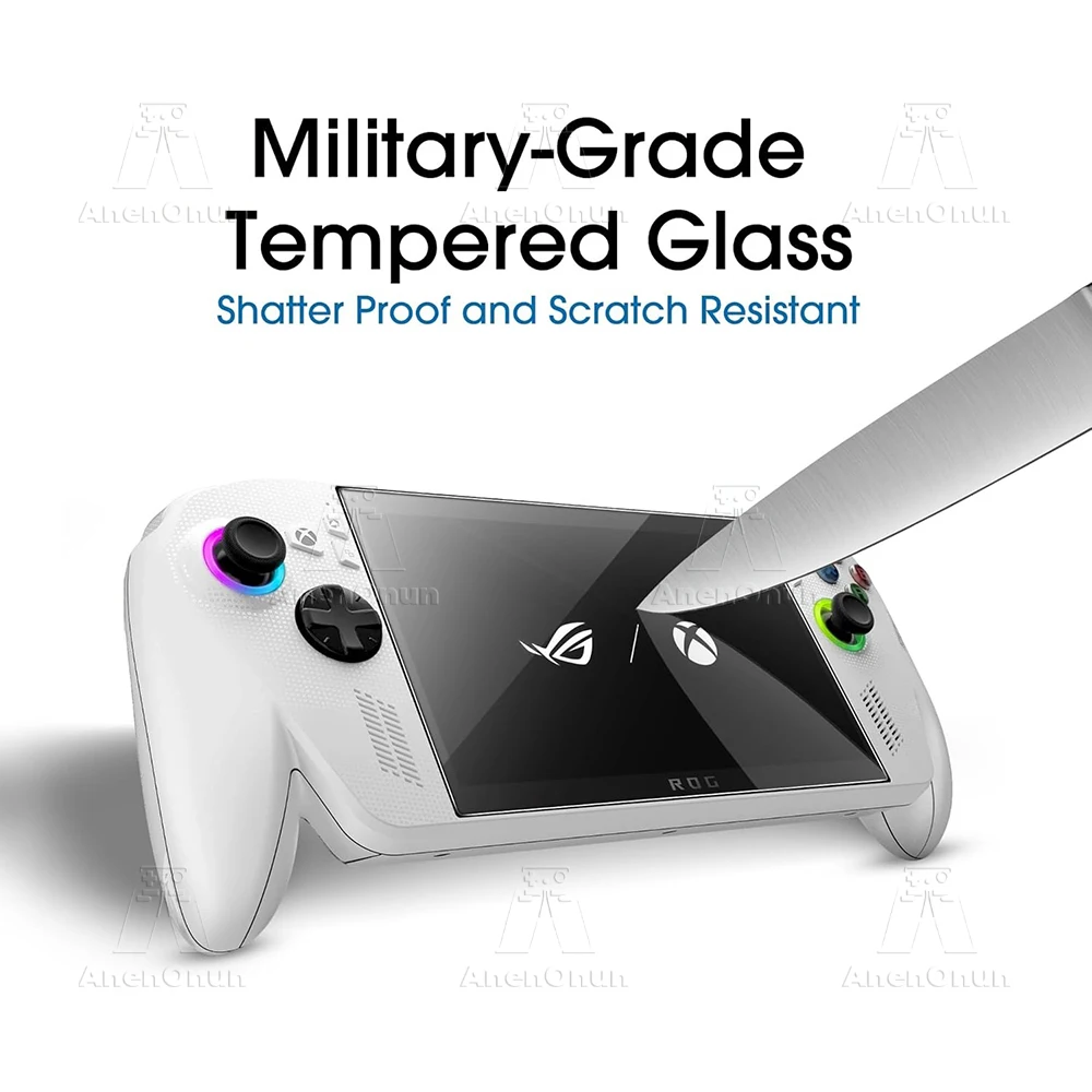 Ultra-HD, bruchsicheres, gehärtetes Glas für ROG Xbox Ally / ROG Xbox Ally X, 9H-Härte, kratzfest, blasenfreier Displayschutz. – Detail 4