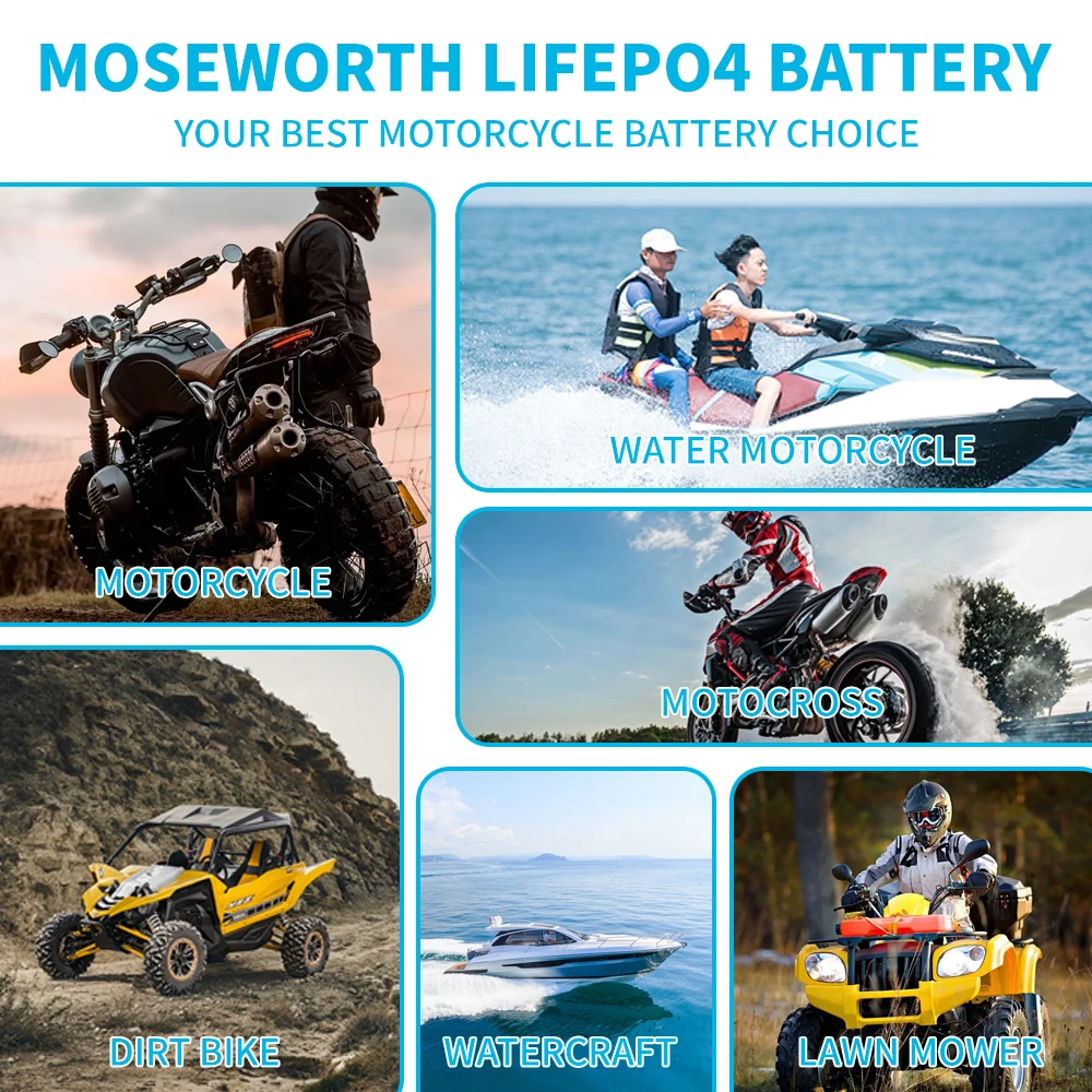 20L-BS 12V 12Ah Motorrad LiFePO4 Batterie CCA620 Lithium-Eisenphosphat Batterie mit BMS für ATV UTV Roller Schneemobil – Detail 9