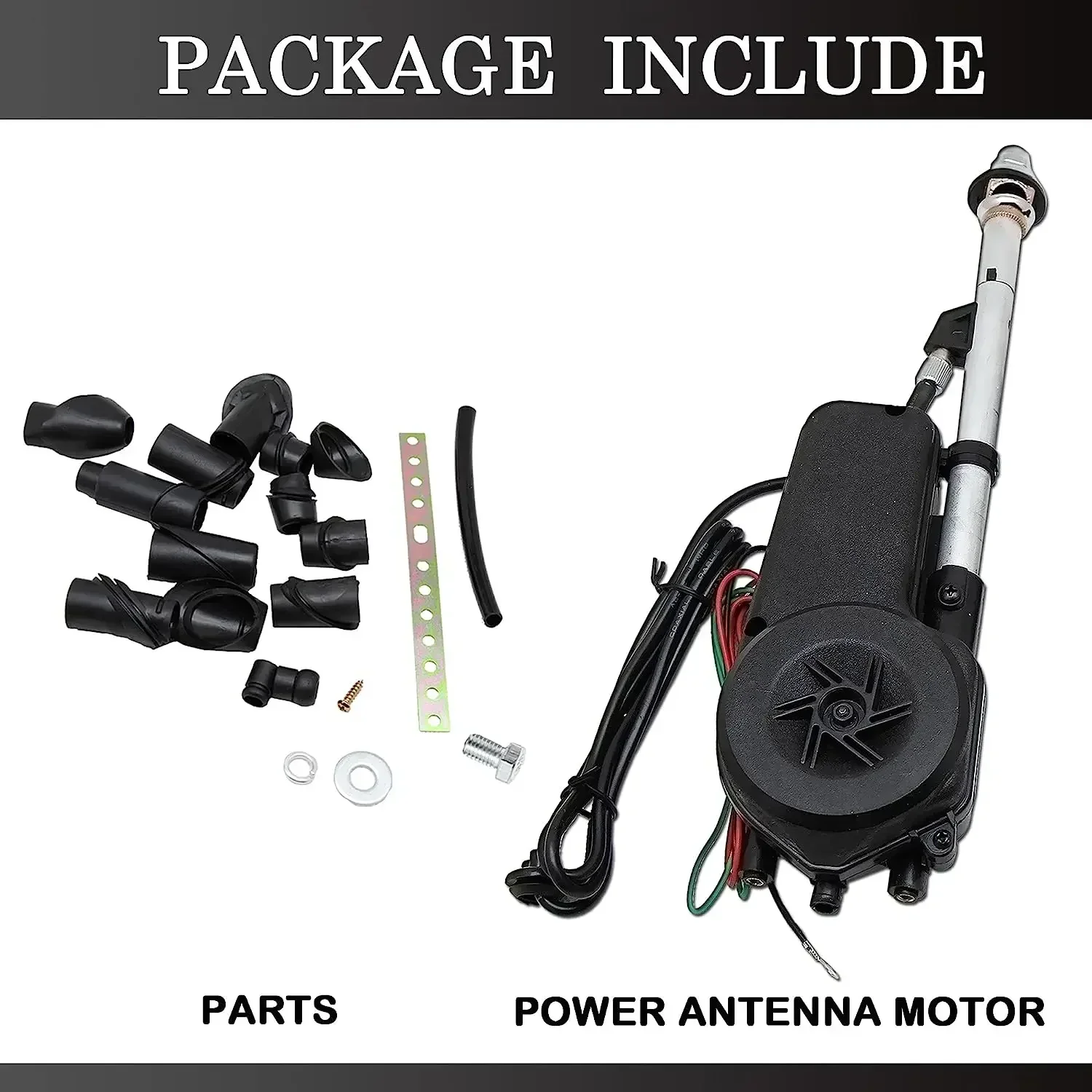 Car Power Antenna Aerial Kit 12V AM FM Radio Exterior Vehicle Aerials Pro Auto Replacement Kit For Mercedes W140 W126 W124 W201