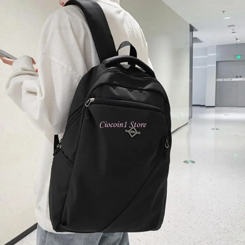 

Y1UB Japanese School Backpack Fashion Women Nylon School Bag Laptop Backpack Cool Female Book Bag Student Bags