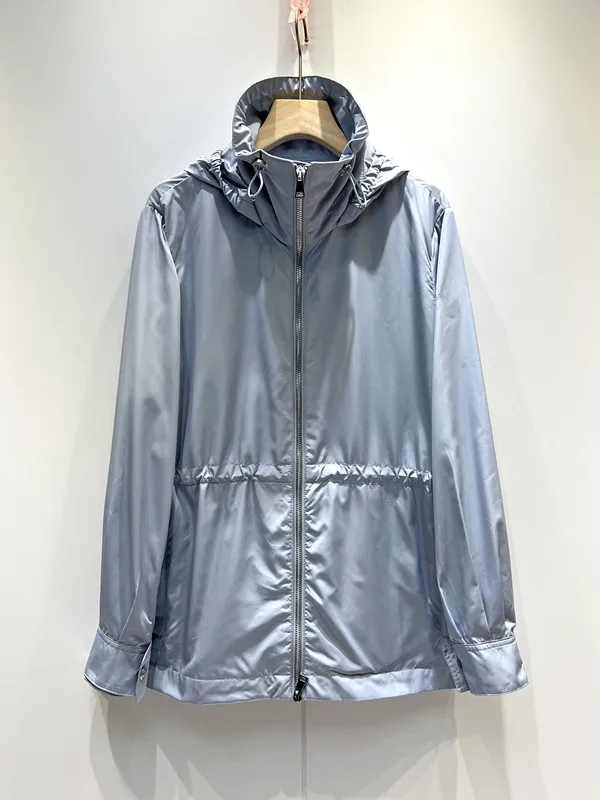 

2026 Spring Autumn Women's Jacket Hooded Zipper Tassel Woman's Casual Slim Coats SMTMKDFWJ26001