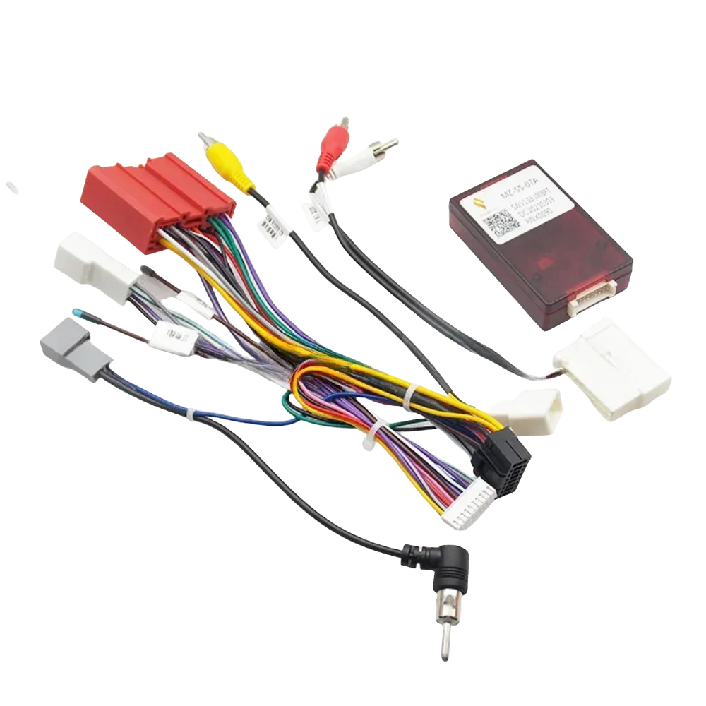 Car 16 Pin Audio Wiring Harness With Canbus Box For Mazda 6 2013/CX-5 2012 Radio 2 Din Android Stereo Installation Wire Adapter