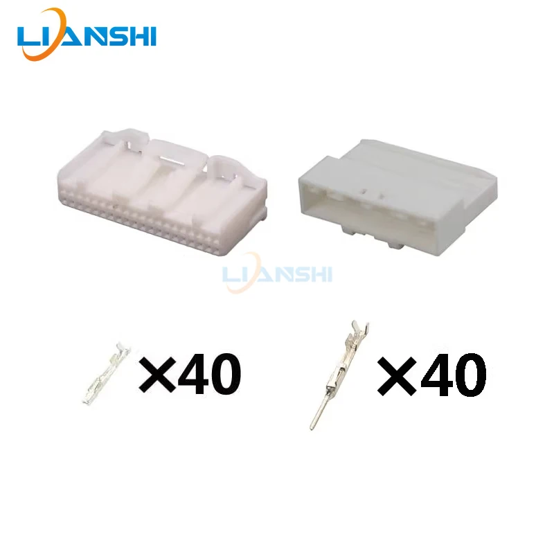 6098-5585/1318389-1/1376113-2 is suitable for Toyota instrument automotive wiring harness plugs with 40 holes