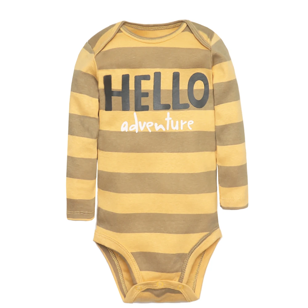 3/4/5Pieces Baby Bodysuits Soft Cotton Dinosaur Cartoon Baby Boy Clothes Infant Newborn Girl Clothing Long Sleeves Bebe Jumpsuit