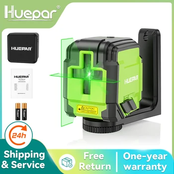 L shape magnetic base Osram green beam cross line laser par level 2 lines self leveling horizontal and vertical laser tool