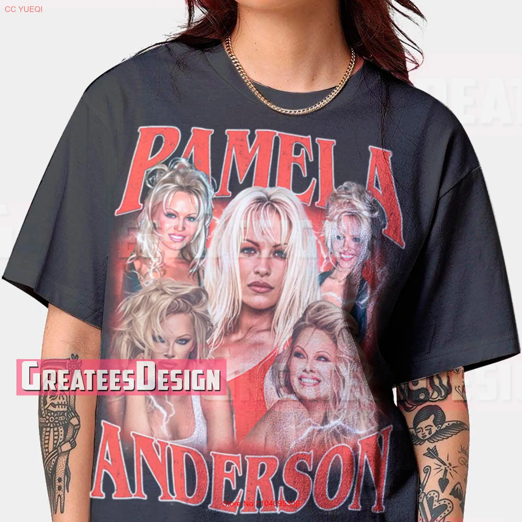 Limited Pamela Anderson T Shirt SweaT BGL490 long or short sleeves