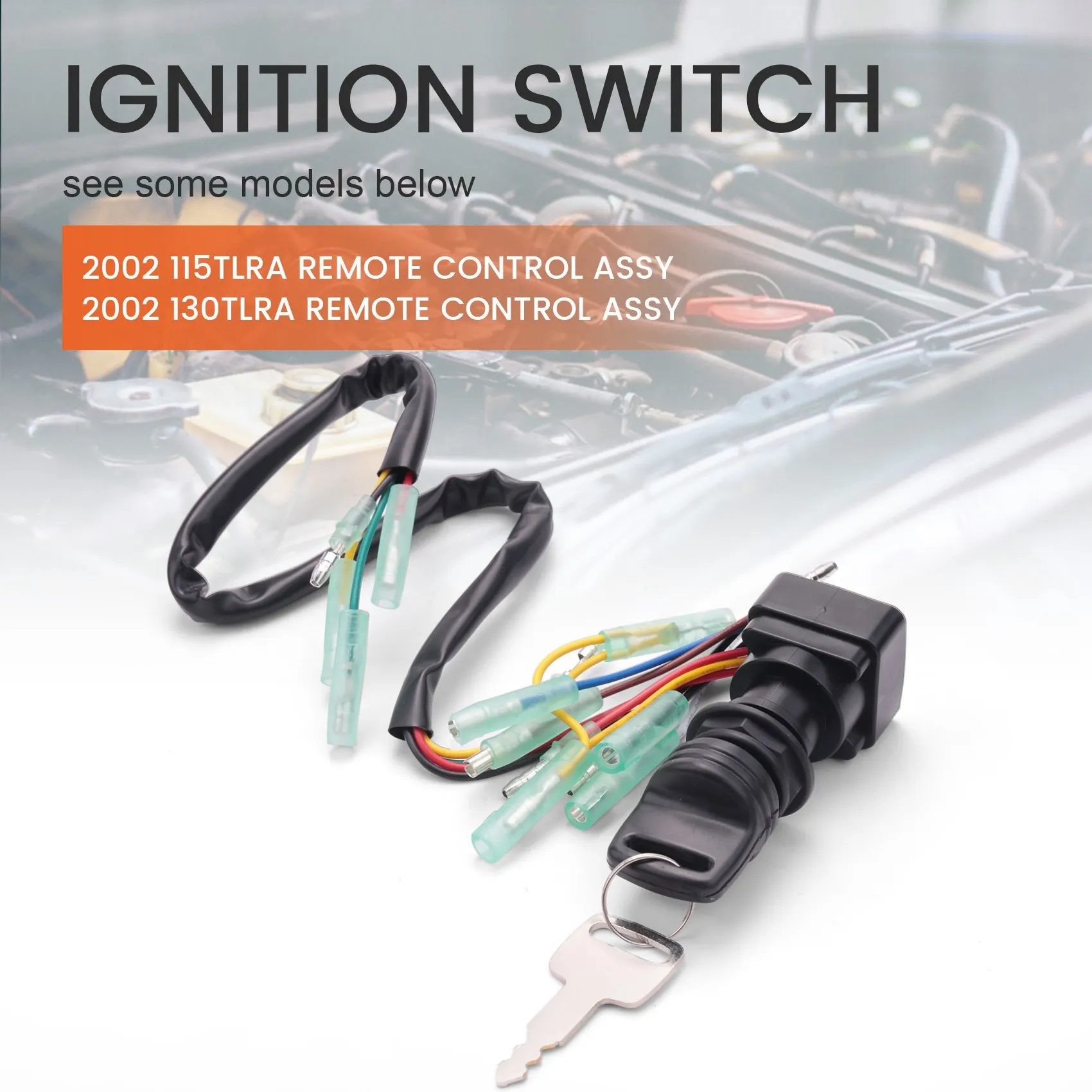 Ignition Switch Key Assy For Yamaha Outboard Motor Control Box 703-82510-43-00 image 4
