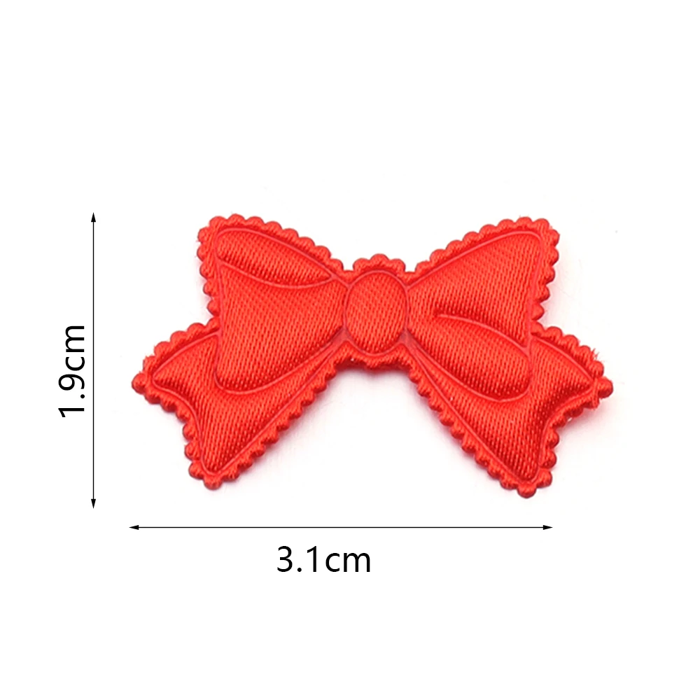 

50 шт. красочные тканевые нашивки с бантиками и бантиками, цветочные аппликации для шитья одежды, украшения для свадебной вечеринки своими руками