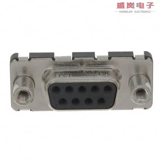 5pcs LD09S24A4GV00LF Conn D Subminiature Receptacle 9 POS DE Shell Size 2.74mm Solder ST Through Hole