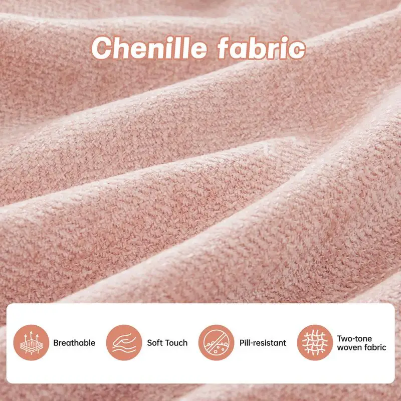 โซฟาเชนิลล์ระดับพรีเมียมพร้อมหมอนอิงนุ่ม พนักพิงแบบมีกระดุม โฟมความหนาแน่นสูง ดีไซน์ตามหลักสรีรศาสตร์ ใช้งานง่าย