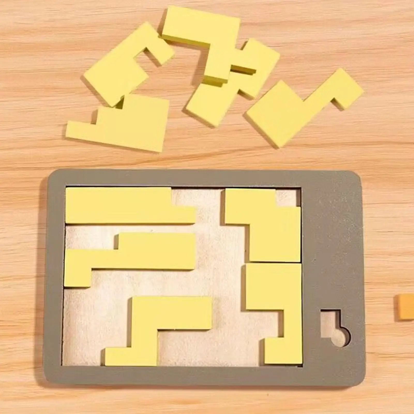 ألغاز تانجرام للأطفال ألعاب تعليمية هندسية خشبية ألعاب ترفيهية ألغاز تانجرام للسفر لمكاتب العمل العائلي للبالغين