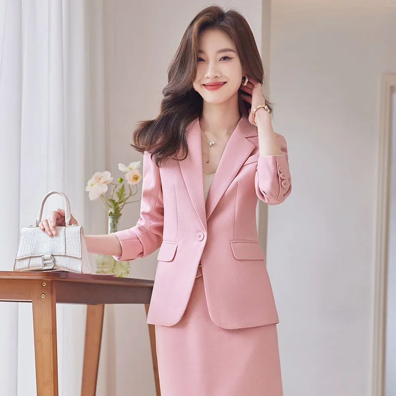 This Year's Popular Hot-Selling Product Suit Suit Skirt Two-Piece Suit Fashion Autumn New Work Women's Commuting Wear Profession