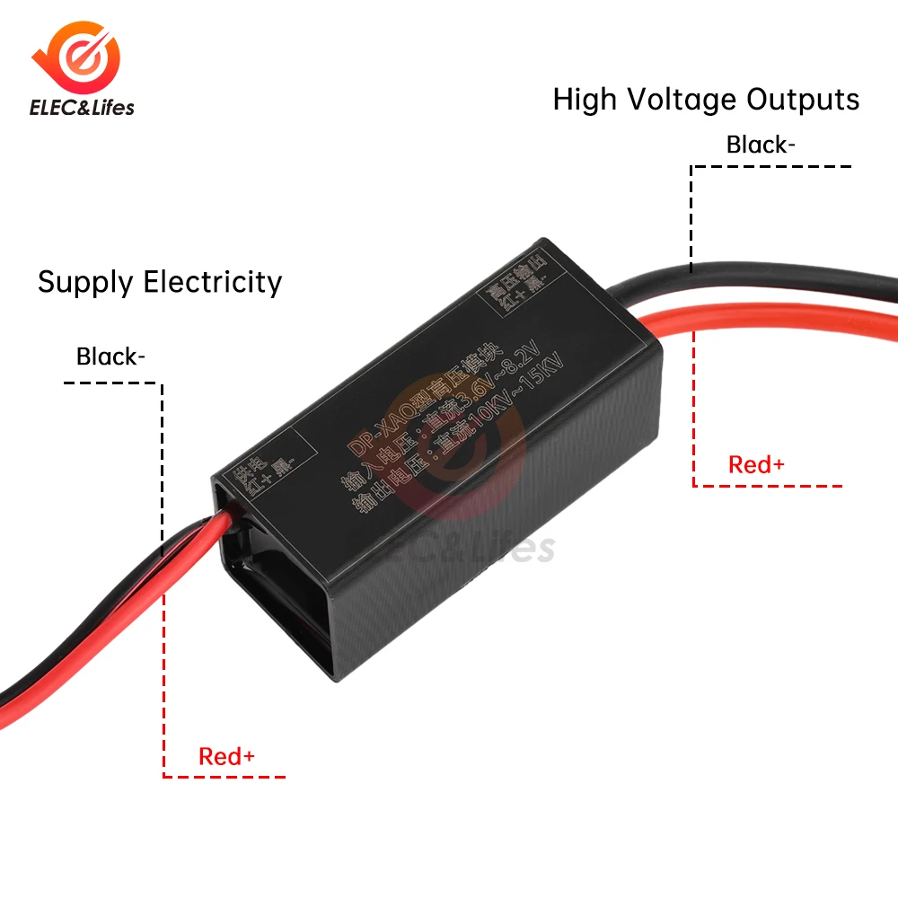 DC 3V-9V bis 15kV 15000V Boost Step up Power Module High Voltage Generator Generator 15KV Boost Step up Power