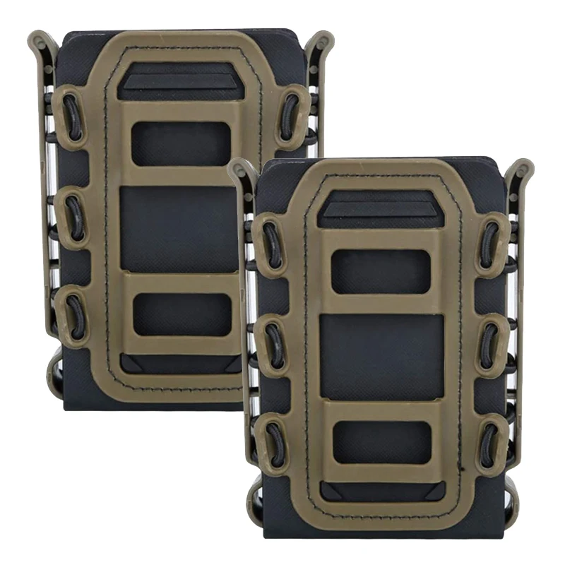 2/3pcs Fast Mag Pouches Universal Ar15 M4 5.56/7.62mm Molle Magazine Pouch Mag Carrier for Rifle Pistol Airsoft Hunting Shooting