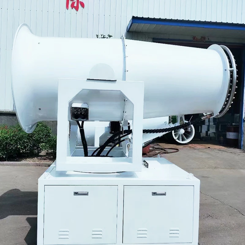 

Heavy Duty Trailer Fog Cannon High Pressure Water Mist System Fog Cannon for Industrial Dust Suppression