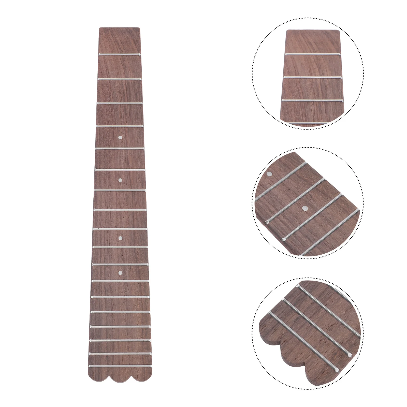 

Finger Board Ukulele Fingerboard Parts Portable Plate for Wood Fretboard Replacement Accessories