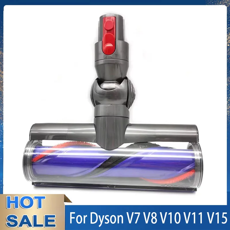 New 50W Direct Drive Suction Head For Dyson V7 V8 V10 V11 V15  Vacuum Cleaner Direct Drive Cleaner Head Turbine Floor Tool