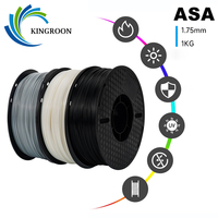 KINGROON 3D Printer Filament ASA Weather and Chemical Resistant Super Stiff Engineering Printing Plastic Replace ABS Upgrade