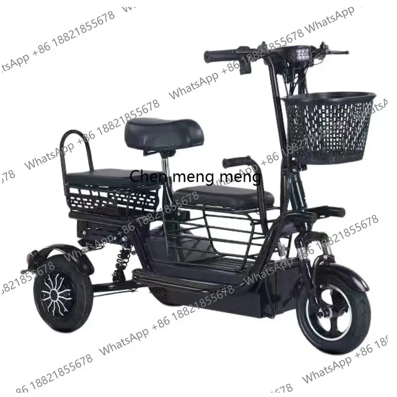 

Folding Electric Tricycle Household Small Elderly Lady Parent-Child Lightweight Battery Car