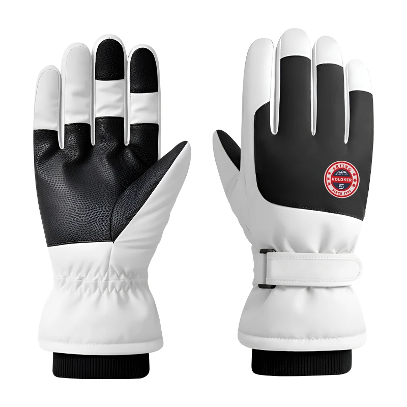 AliExpress Outdoor Ski Gloves Men Women Winter Cycling Riding Snowboarding Mittens Anti-slip Warm Touch Screen Gloves Windproof Waterproof