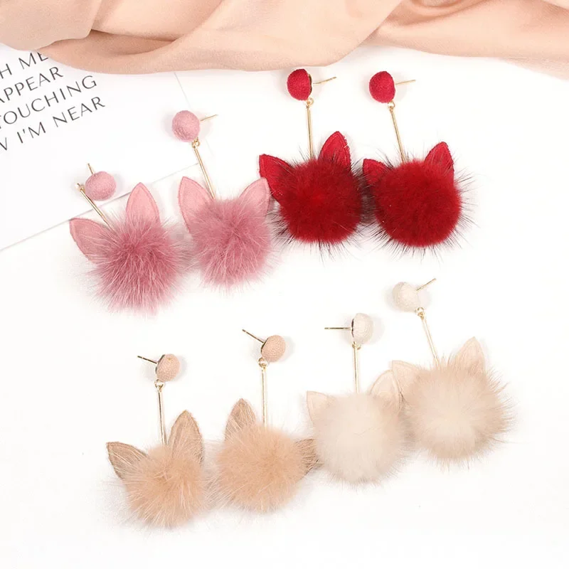 Natural Mink Pompons balls Fluffy Soft Pompones Diy Pompom Keychain Hair Decor Craft Supplies Sewing Accessories Wholesale