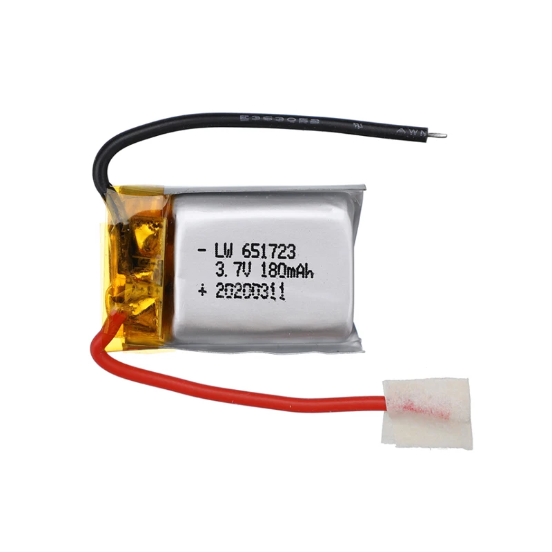 3.7V 180mAh 20C Lipo Battery For Syma S107 S107G S107-19 Skytech M3 Airplane Helicopter Drone Lithium Battery 651723