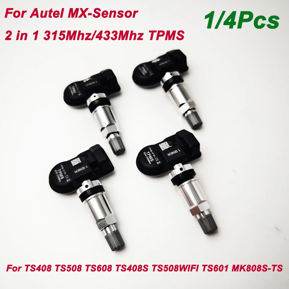 OE-Level Universal for Autel MX-Sensor 2in1 Dual (315Mhz + 433Mhz) TPMS Sensor Programmable for TS408 TS608 TS601 TS508K TS508