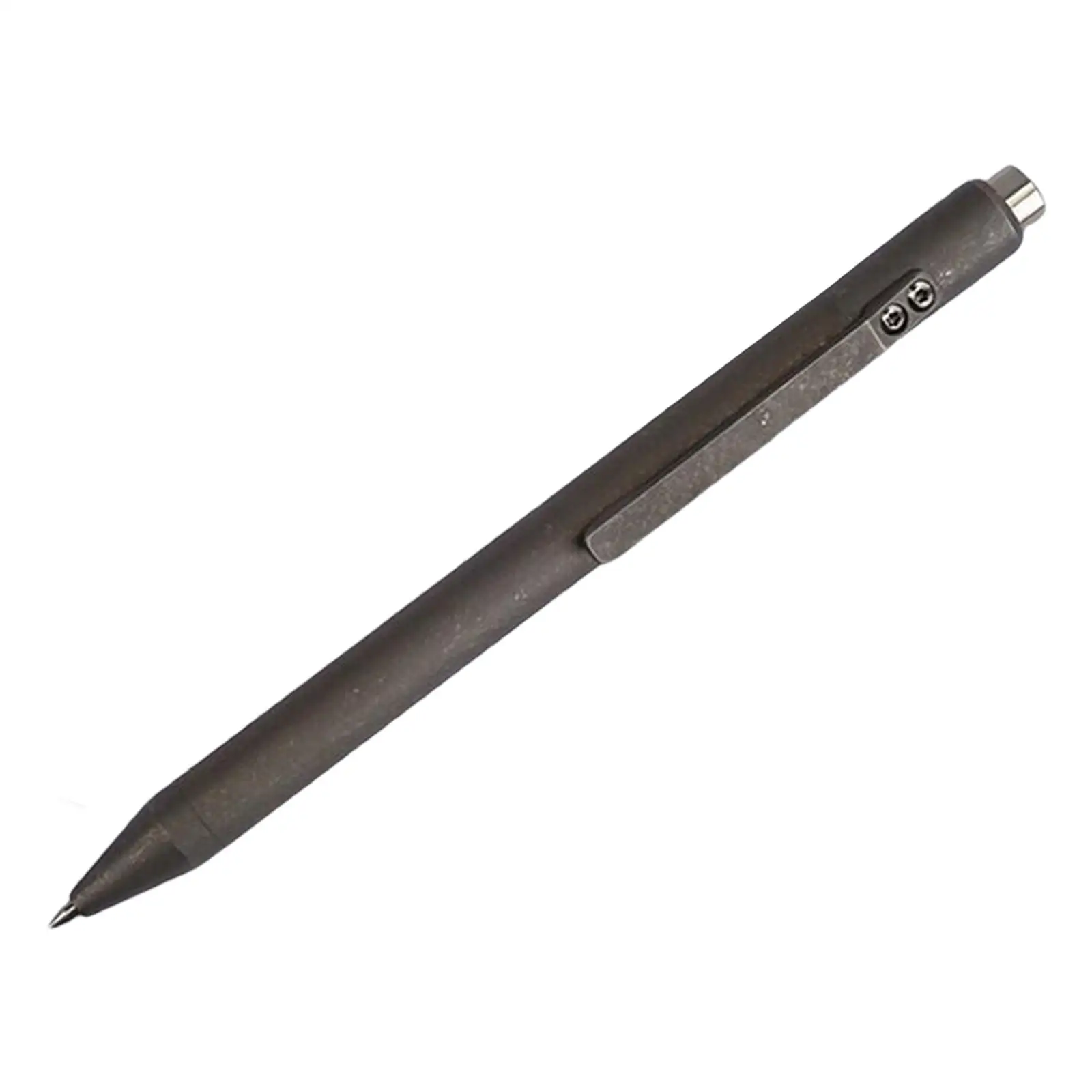 

Retractable Ballpoint Pen Titanium Alloy Bolt Action Pen for Office Everyday Use