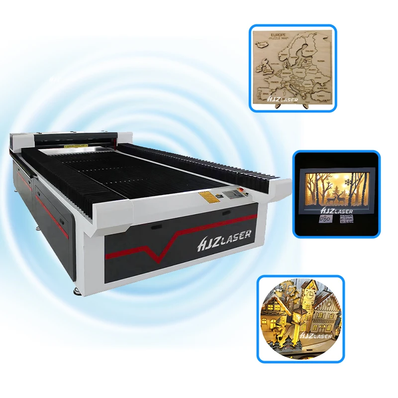 150w 100w Co2 Laser Cutter 1325 Wood MDF Fabric Leather Acrylic Plywood Paper Laser Cutting Machine For Sale