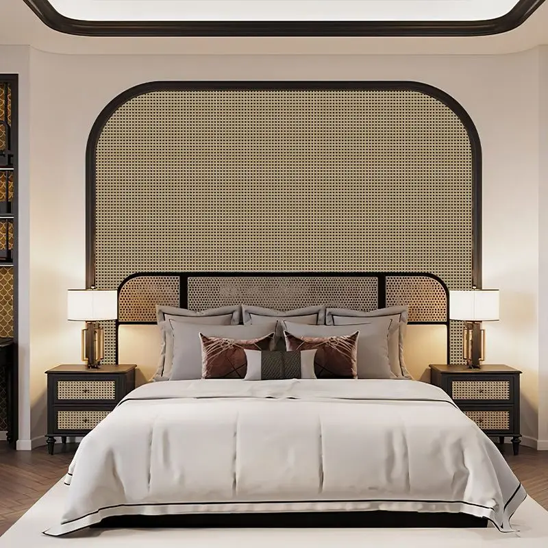 Rattan Wallpaper Peel and Stick Self Adhesive Wall Paper for Home Removable Contact Paper for Kitchen Furniture Living Room