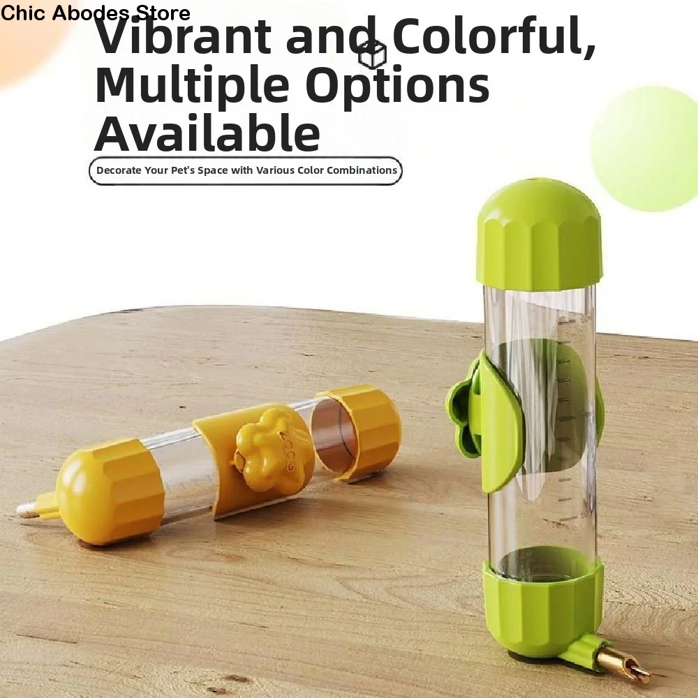 Bebedero Automático para Pájaros de 200 ml, Desmontable, a Prueba de Fugas, Fuente para Beber para Loros, Transparente, sin Goteo, Dispensador de Agua para Pájaros