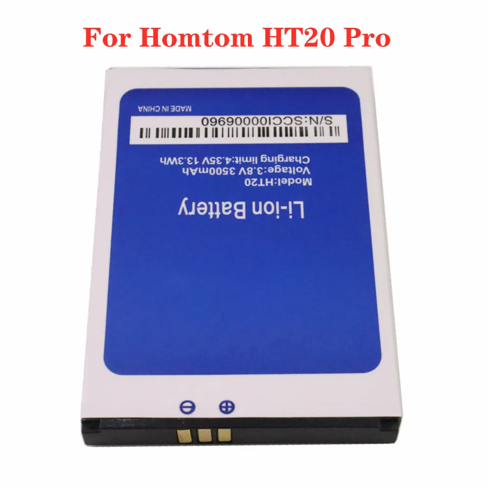 

High Quality 3500mAh HT20 Battery For Homtom HT20 Pro Cell Mobile Phone Replacement Batteries