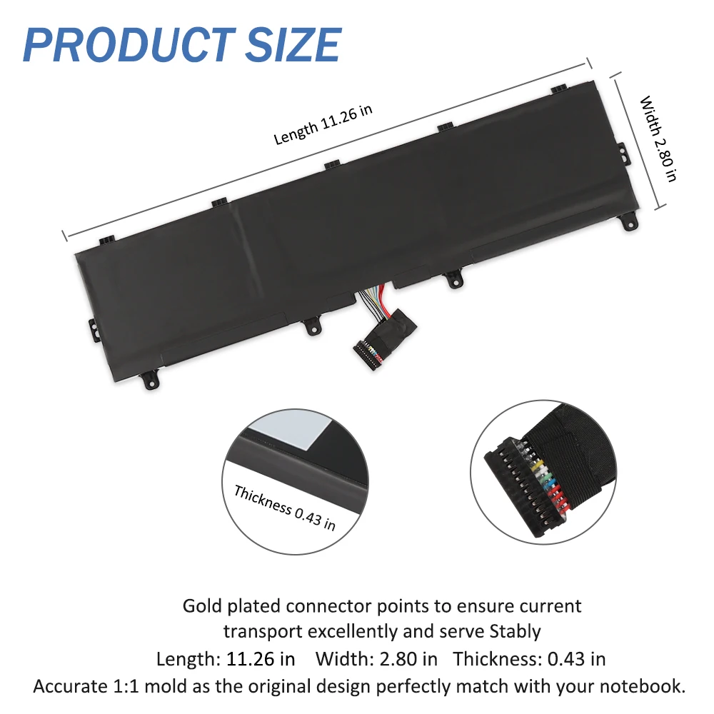 ETESBAY 노트북 배터리, Lenovo ThinkPad P72 P73 시리즈 노트북 L17M6P52 01AV497 01AV498 5B10W13903 931QA100H, L17C6P51 99WH