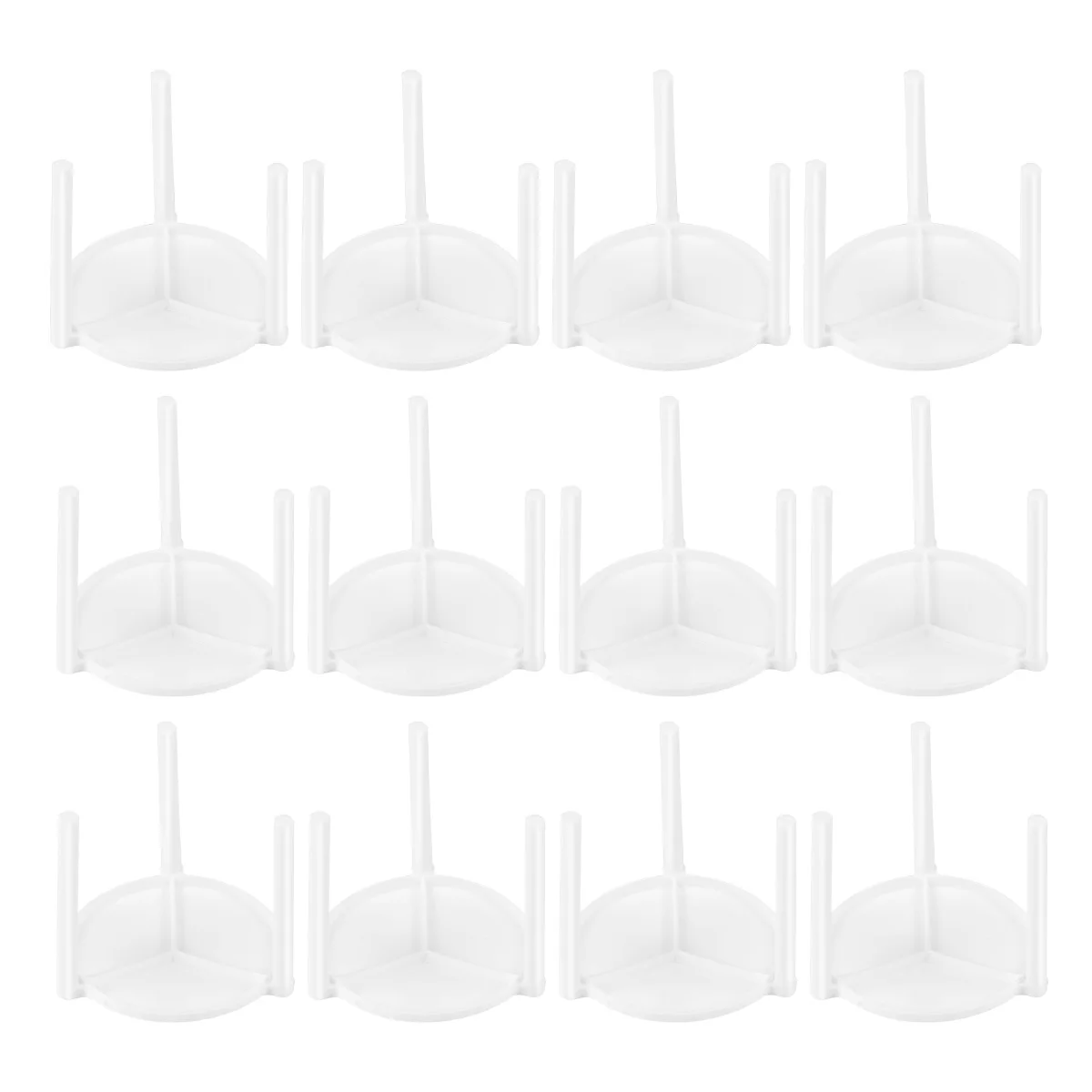 

100pcs Stand Heavy Duty Tripod Plastic Support Frame Stackable Pizza Tripod Accessories Baking Pan Kitchen