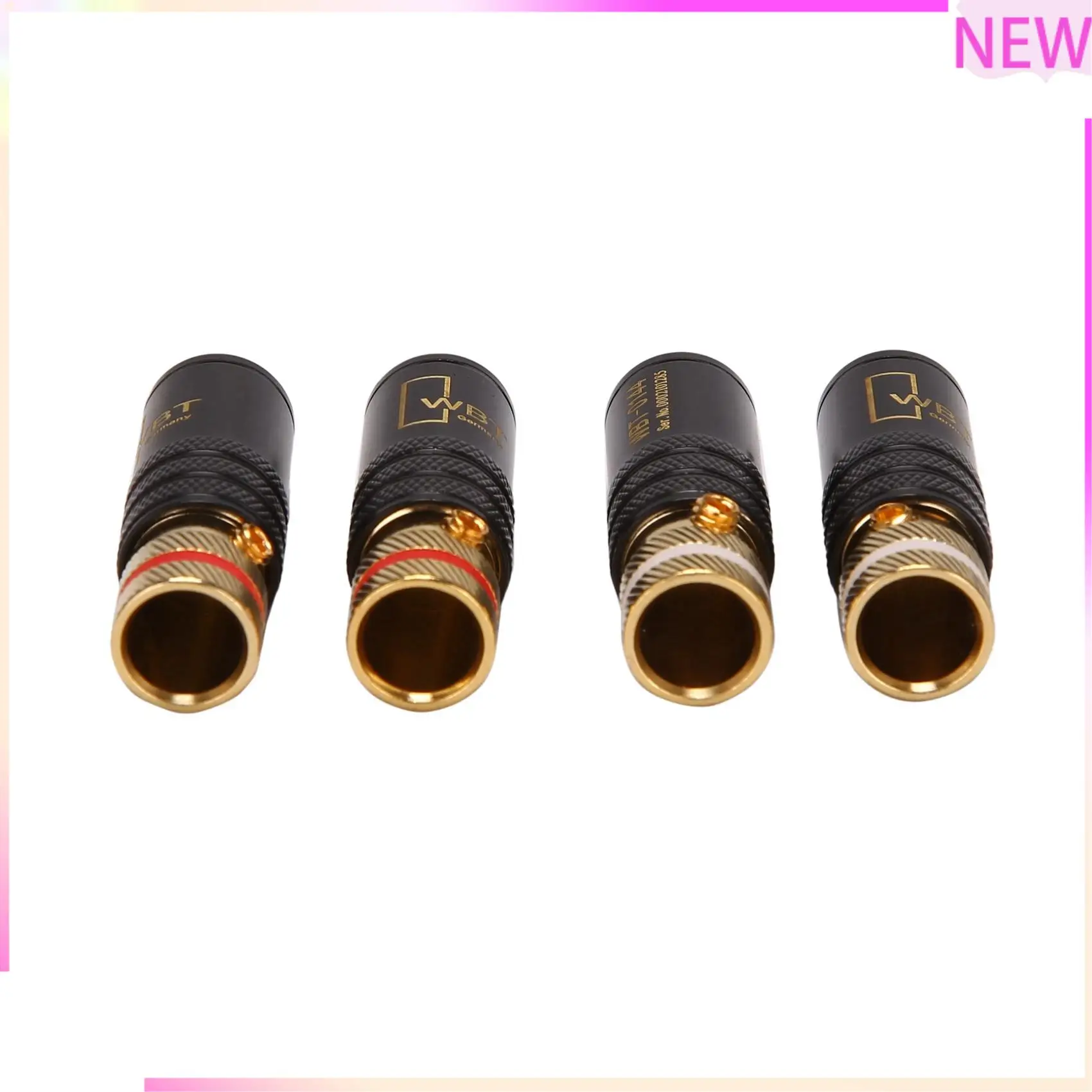 

B27B 12Pcs Rca Locking Plugs Audio Video Connectors
