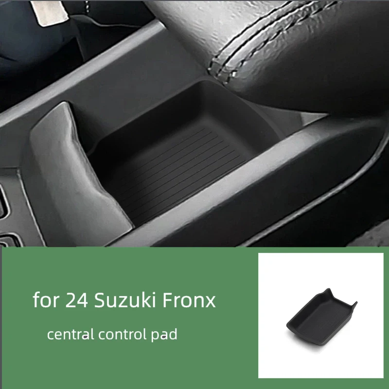 Suitable for 24 Suzuki Fronx silicone central control pad dustproof waterproof silicone pad decoration box central storage box