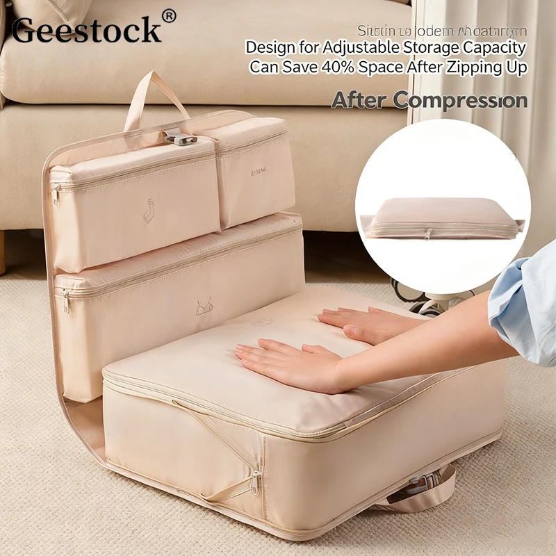 

Geestock Travel Storage Bag Suitable For Backpacks Suitcases Durable Travel Organizer Bag Clothes Essential Travel Accessories