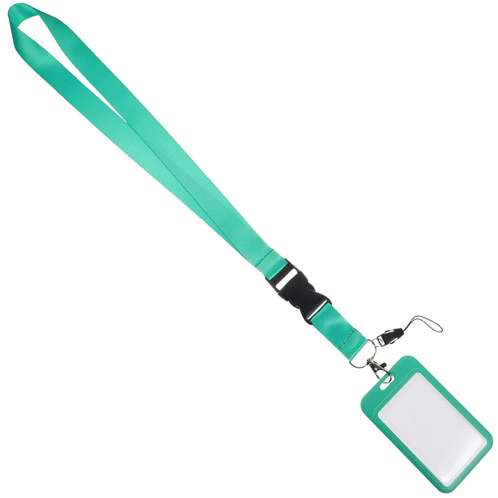 Mobile Lanyard Card Holder Badge Sleeve Portable Protective School Student Id Card Cover Work Pass Nurse Id Badge Holder
