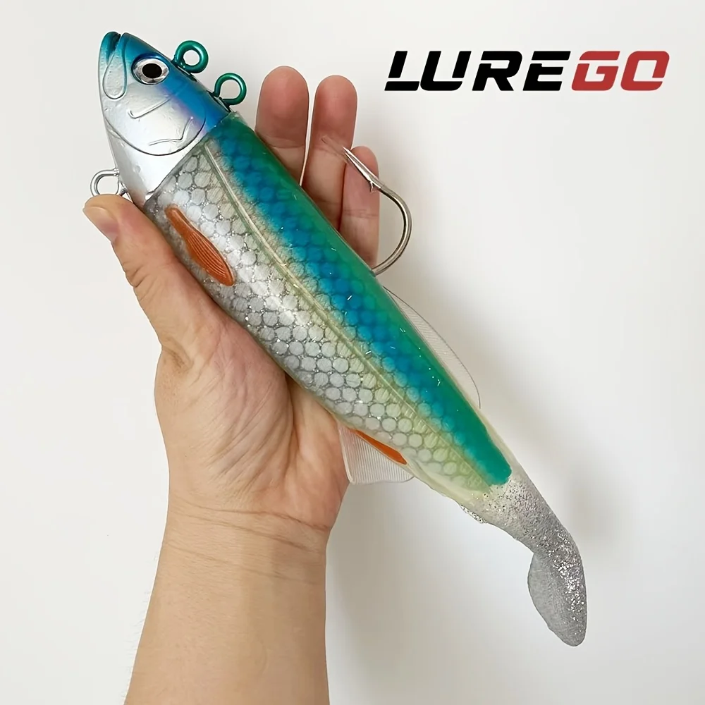 1 Stück 9,84 Zoll/430 g professioneller Boots-Jig-Kopfköder |   Ultra-Heavy Deep Sea Jigging Bait |   Speziell für Thunfisch entwickelt