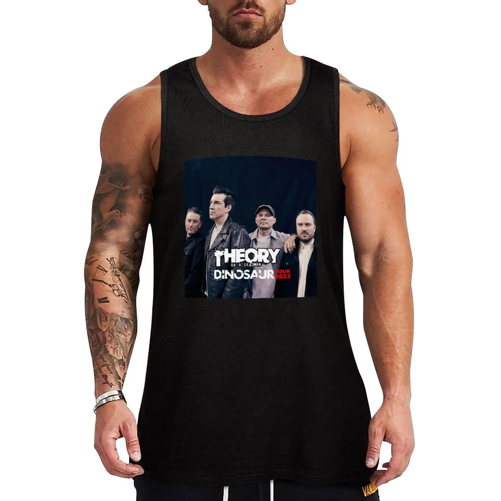 my Theory of a TOADM Tour 2022 Tank Top gym men sleeveless vest men tops t-shirts for Men's gym