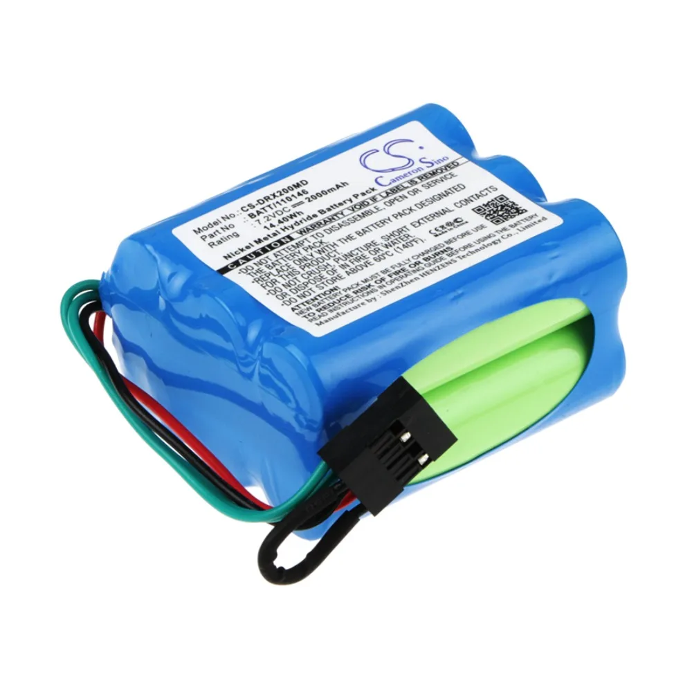 

Cameron Sino 2000mAh Medical Battery for Draeger Oxylog 2000 Microvent Oxylog 2000 Ventilator 8411599 BATT/110146 P-100AASJ/A1