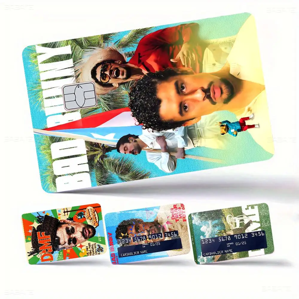 Puerto Rican Rapper B-Bad B-Bunny Game Anime Sticker Film Skin Cover Case for Small Large No Chip