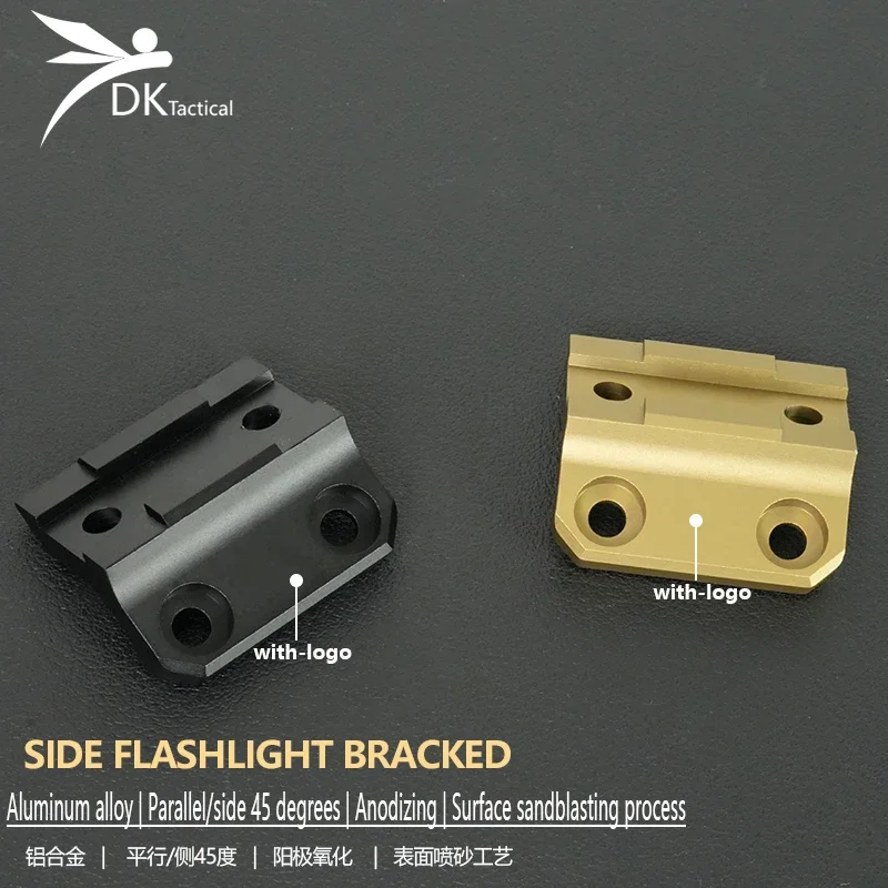 

New Tactical Metal Scout Light Offset Mount Plate Fit M-LOK Rail Hunting Weapon Base Accessory for SF M300 M600 plhV2 Flashlight