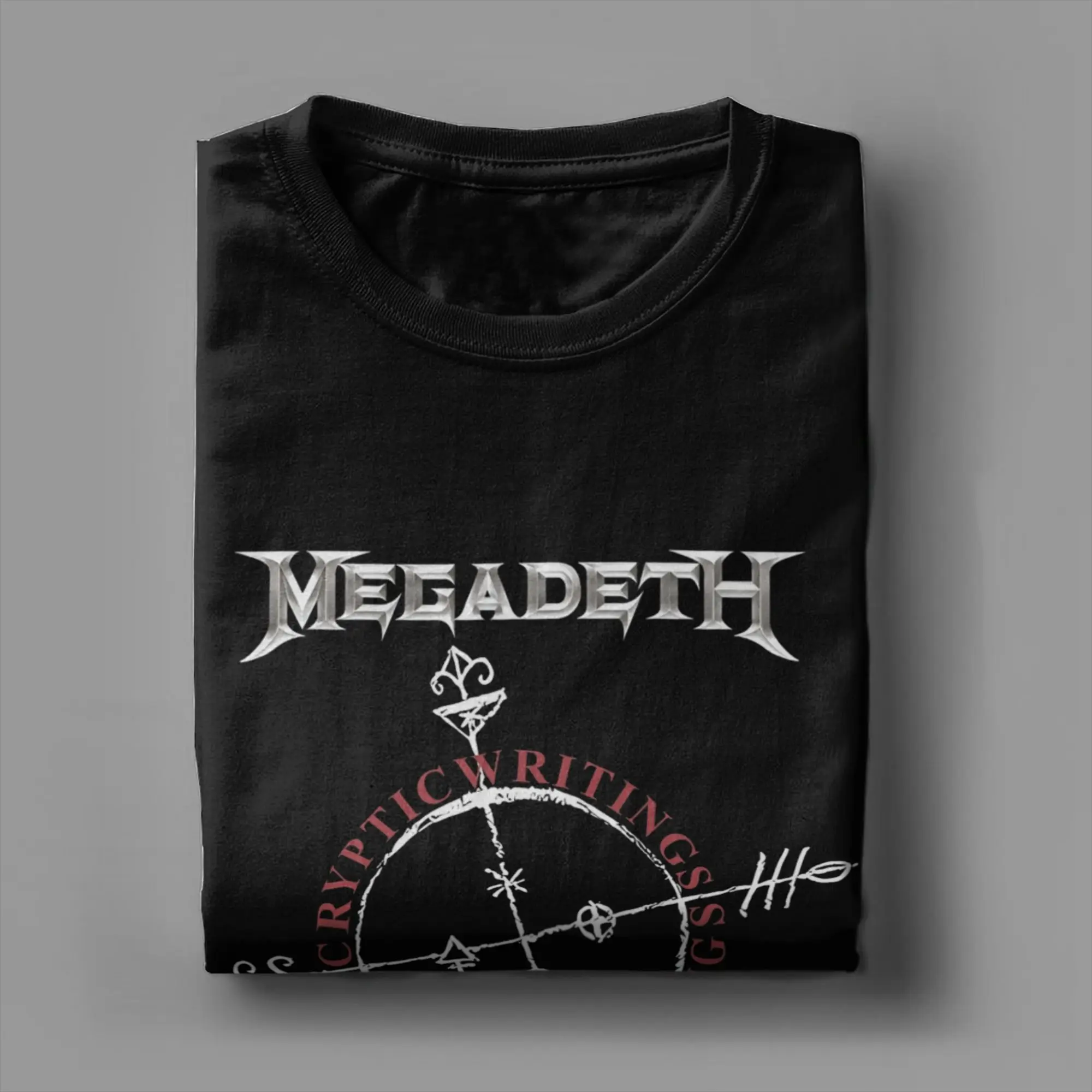 Megadeths Band T Shirt Men's  Cotton Funny T-Shirts Round Collar  Tees Short Sleeve Tops Gift Idea
