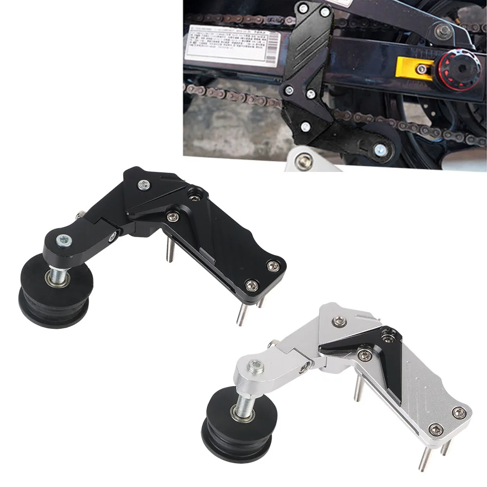 Ferramentas manuais ajustador para bicicleta motocicleta regulador de corrente pit dirt bike correntes tensor automático anti deslizamento ferramentas de tensionamento