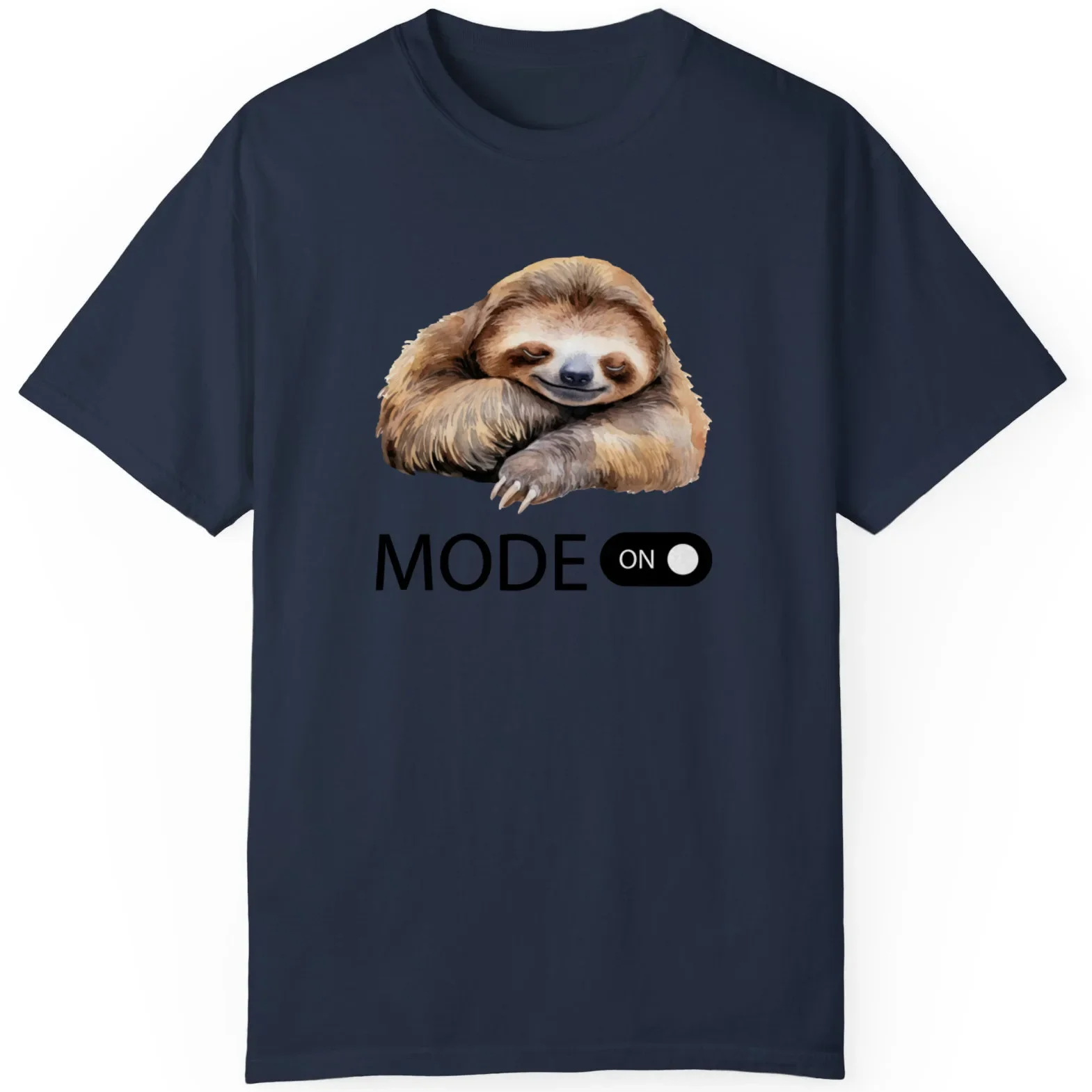 Cute Sloth Sleeping Mode On Best Gift Mens And Womens T-Shirt